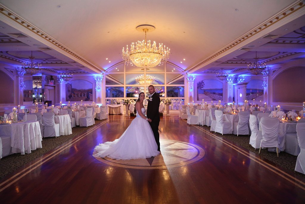 Elegant evening wedding